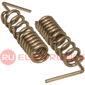 Пружинная антенна RUICHI RQM-E007 900-1800 МГц, 2dBi, 22 мм, L-образная, пайка, 50 Ом