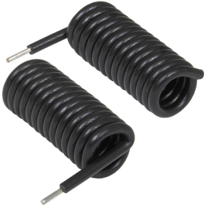 Пружинная антенна RUICHI RQM-E029 433 МГц, 2 dBi, 15 мм, пайка, 50 Ом, железная для  радиомодулей