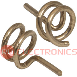 Мини пружинная антенна RUICHI RQM-E098 2.4 ГГц, 2 dBi, 11 мм, пайка, 50 Ом, медная для Wi- Fi/Bluetooth