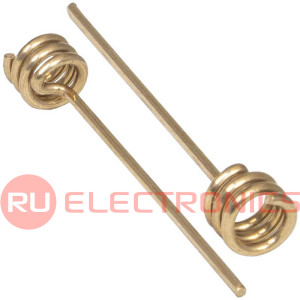 Мини пружинная антенна RUICHI RQM-E099 2.4 ГГц, 2 dBi, 20 мм, пайка, 50 Ом, медная для Wi-  Fi/Bluetooth