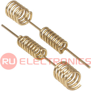 Пружинная антенна RUICHI RQM-E040 900/1800/1900 МГц, 2dBi, 35.5мм, медная, 50 Ом