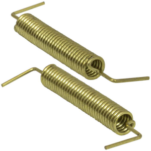 Пружинная антенна RUICHI RQM-E075 433 МГц, 2 dBi, 32 мм, латунная, пайка, 50 Ом для  радиомодулей