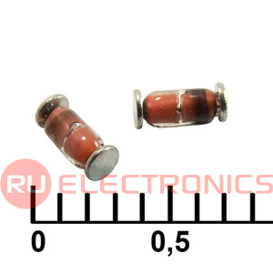 LL4148 MDD малосигнальный переключающий диод 75 В, 0.2 А, SOD-80 (MiniMELF)