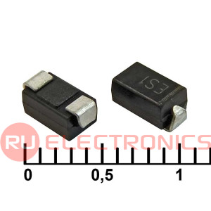 ES1J MIC быстродействующий диод; 600 В; 1 А; DO-214AC (SMA)