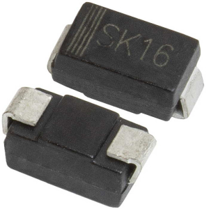 SK16 Senocn диод Шоттки 60 В, 1 А, DO-214AC (SMA)