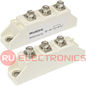 SKKD100/18 RUICHI диодный модуль, полумост, 1800 В, 100 А