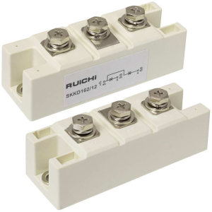 SKKD162/12 RUICHI диодный модуль, полумост, 12 класс (1200 В), 160 А, 94х34х30 мм