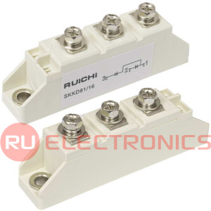 SKKD81/16 RUICHI диодный модуль, полумост, 1600 В, 80 А
