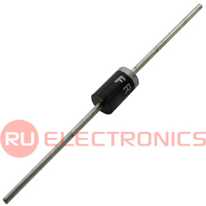 FR302 MIC быстродействующий диод, 100 В, 3 А, 150 нс, DO-27