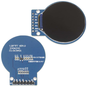 1.28-дюймовый TFT IPS модуль дисплей, GC9A01, SPI интерфейс, разрешение 240x240