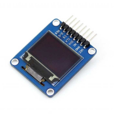0.95-дюймовый RGB OLED-дисплей Waveshare, 0.95inch RGB OLED (A), интерфейс SPI,  изогнутый/горизонтальный разъем