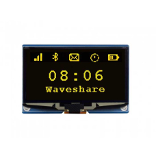 2.42-дюймовый модуль OLED-дисплея Waveshare, 2.42inch OLED Module (C), разрешение 128x64,  интерфейсы SPI / I2C