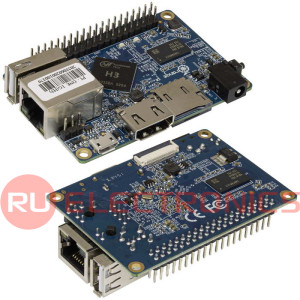 Одноплатный компьютер Orange Pi One, четырёхъядерный процессор 1,2 ГГц, 512 МБ ОЗУ