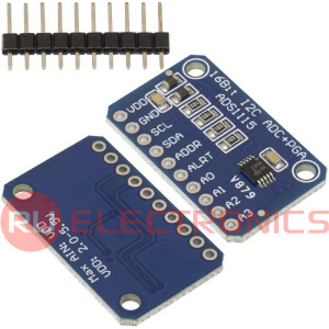 ADS1115M RUICHI, Модуль АЦП 16-битный 4-канальный (I2C)