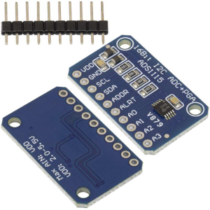 ADS1115M RUICHI, Модуль АЦП 16-битный 4-канальный (I2C)