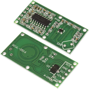 RCWL-0516, RUICHI Модуль микроволнового датчика движения (Доплеровский радар) 4-28V  Arduino