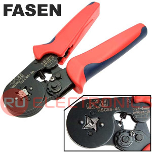 Мини-кримпер для обжима наконечников FASEN HSC8 6-4A