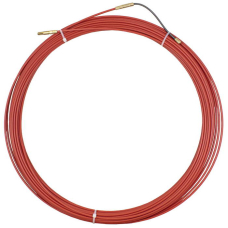 Протяжка кабельная (мини УЗК в бухте) RUICHI, стеклопруток, 3.5 мм х 15 м, красная