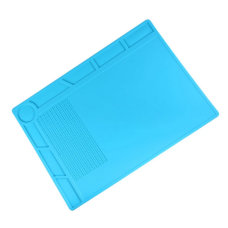 Коврик для пайки RUICHI, термостойкий, силиконовый, 227x355 мм, голубой