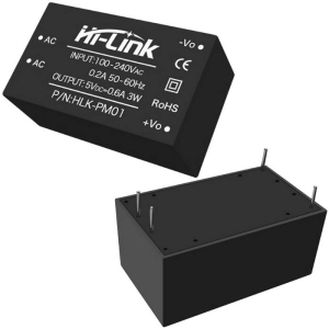 Блок питания на печатную плату Hi-Link HLK-PM01, 85-264 В (АС) 0.6А, 5 В, корпус из     поликарбоната