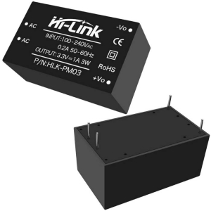 Блок питания на печатную плату Hi-Link HLK-PM03, 85-264 В (АС) 1 А, 3,3 В, корпус из поликарбоната