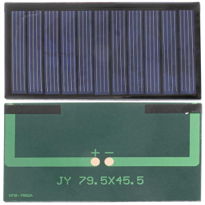 Фотоэлектрический модуль для солнечной панели RUICHI SP20, 80х40 мм, 0.07 А, 5.5 В, 0.4 Вт, выводы - под пайку