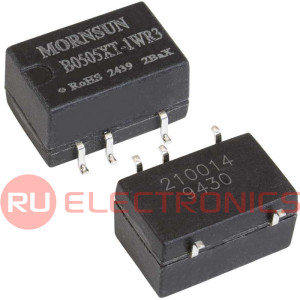 B0505XT-1WR3-MS, DC/DC преобразователь, 1Вт, вход 4.5-5.5В, выход 5В/200мА