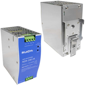 Блок питания на DIN-рейку RUICHI NDR-240-24, 100-240 В (АС) 10 А, 24 В, металлический  корпус