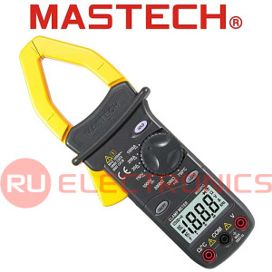 Клещи токоизмерительные с цифровой шкалой MASTECH MS2001C, 20/200/1000 A