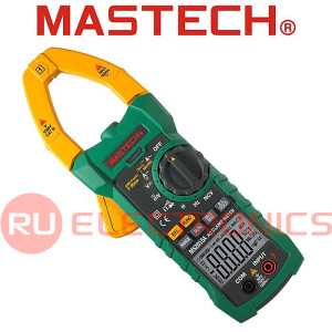 Клещи токоизмерительные с цифровой шкалой MASTECH MS2015A, 1000 А