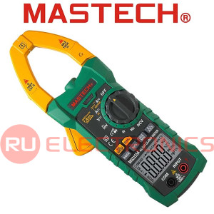 Клещи токоизмерительные с цифровой шкалой MASTECH MS2115A, 1000 А