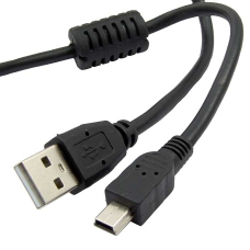 Компьютерный кабель USB переходный с фильтром SZC, Mini USB-B(m)-USB-A(m), 1.8 м