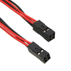Межплатный кабель питания (розетка-розетка) RUICHI BLD 2x02х2, AWG26, с шагом 2,54 мм, 0.3 м