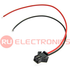 Межплатный кабель питания (розетка) RUICHI SM-коннектор, 2Pх150 мм, 22AWG, с шагом 2,5 мм