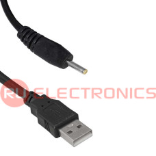 Компьютерный шнур RUICHI USB 2.0 A(m)-DC 0.7x2.5 мм, 1.5 м