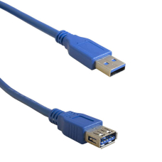 Компьютерный шнур RUICHI USB 3.0 A(m)-USB A(f), 1.8 м, чёрный
