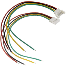 Межплатный кабель питания 51004 AWG26 с шагом 2.00мм, 150мм RBYG комплект female + male
