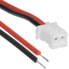 Межплатный кабель питания (розетка) двухполюсный RUICHI HB-02, AWG26, с шагом 2,0 мм, 0,3 м