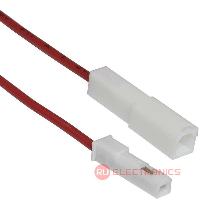 Кабель с разъемом SYP-1 контакт AWG22 0.1m (JST) (вилка + гнездо) комплект