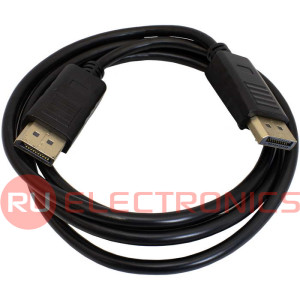Кабель RUICHI DP-DP-1.5M, DisplayPort (m) (прямой) - DisplayPort (m) (прямой),  1.5м, черный