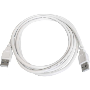 Компьютерный шнур RUICHI USB 2.0 A(m)-USB A(m), 1.8 м, белый
