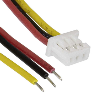 Разъём контактный RUICHI  SH 1,25mm 2pin 100mm F (гнездо)  с 3 контактами 26AWG 10 см