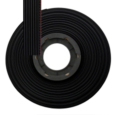 Кабель ленточный RUICHI, 10-проводный, шаг 1,27 мм, жила CU, изоляция PVC, цвет чёрный