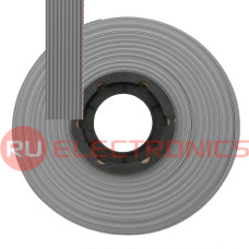 Кабель ленточный 10-проводный RUICHI шаг 1.27 мм сечение жила CU изоляция PVC цвет серый