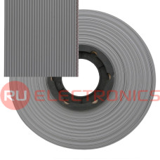 Кабель ленточный 30-проводный RUICHI шаг 1.27 мм сечение жила CU изоляция PVC цвет серый