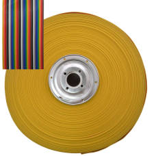 Кабель ленточный 40-проводный RUICHI, шаг 1,27 мм, жила CU, изоляция PVC, цвет  мультиколор