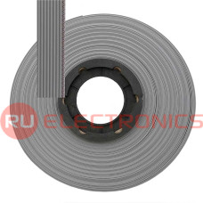 Кабель ленточный 9-проводный RUICHI шаг 1.27 мм сечение жила CU изоляция PVC цвет серый