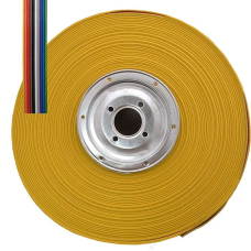 Кабель ленточный 10-проводный RUICHI, шаг 1,27 мм, жила CU, изоляция PVC, цвет  мультиколор