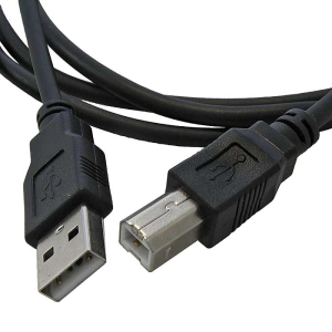 Компьютерный шнур RUICHI USB-B(m)-USB-A(m), 1.5 м, чёрный