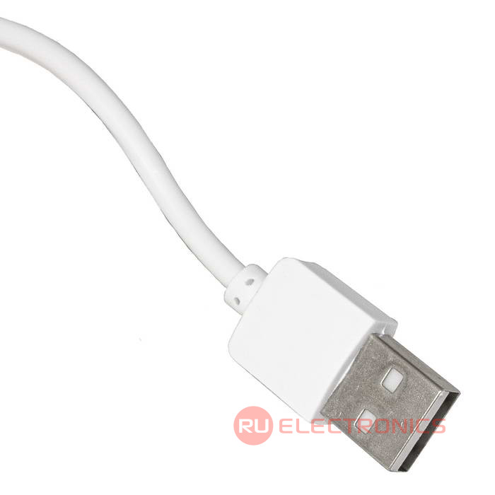 Компьютерный шнур RUICHI USB 2.0 A(m)-micro USB B(m), 1.8 м, белый